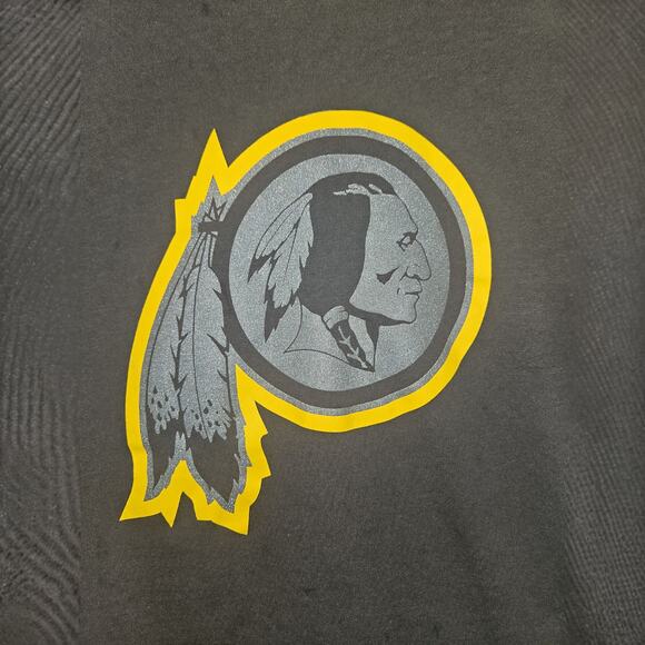 Nike Washington Redskins NFL Dri Fit size Large Commanders T shirt gray logo - Picture 2 of 4